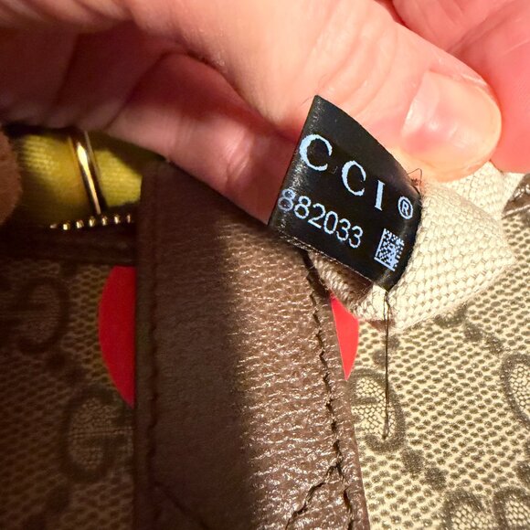 Gucci Geometric GG Supreme Canvas Jackie 1961 Small Studded Shoulder Bag - Picture 16 of 16